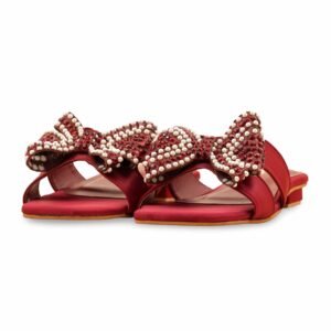 Maroon Fancy Slipper FN7961 - view 2