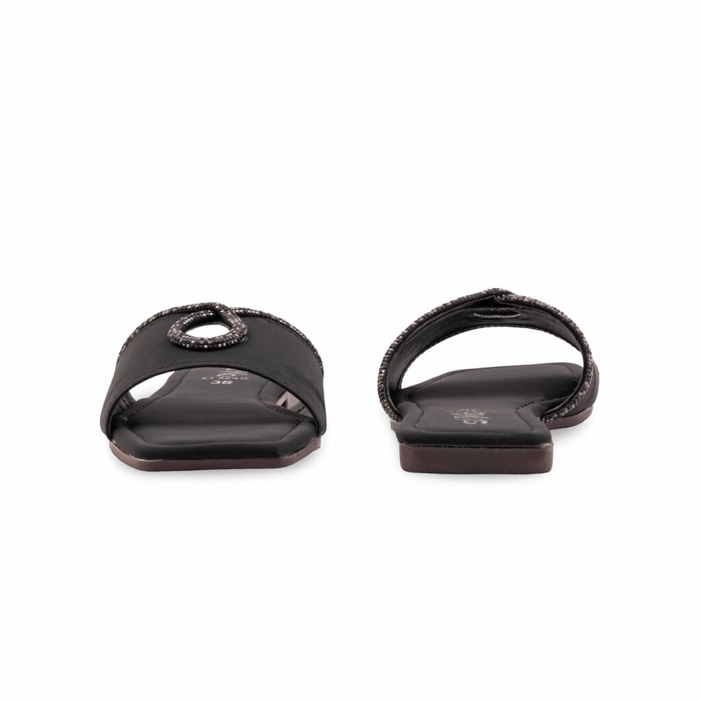 Black Casual Slipper For Women CL2246 - view 3