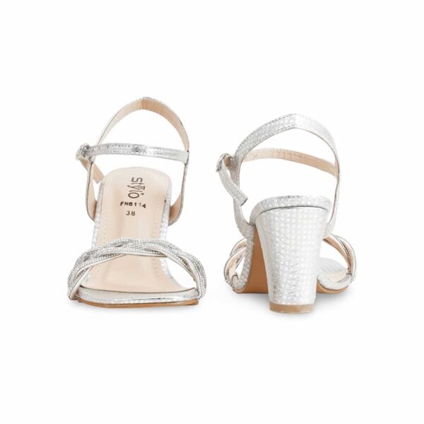 Silver Fancy Sandal FN6114 - view 3
