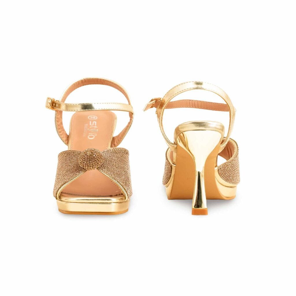 Golden Fancy Bridal Sandal FN6105 - view 3
