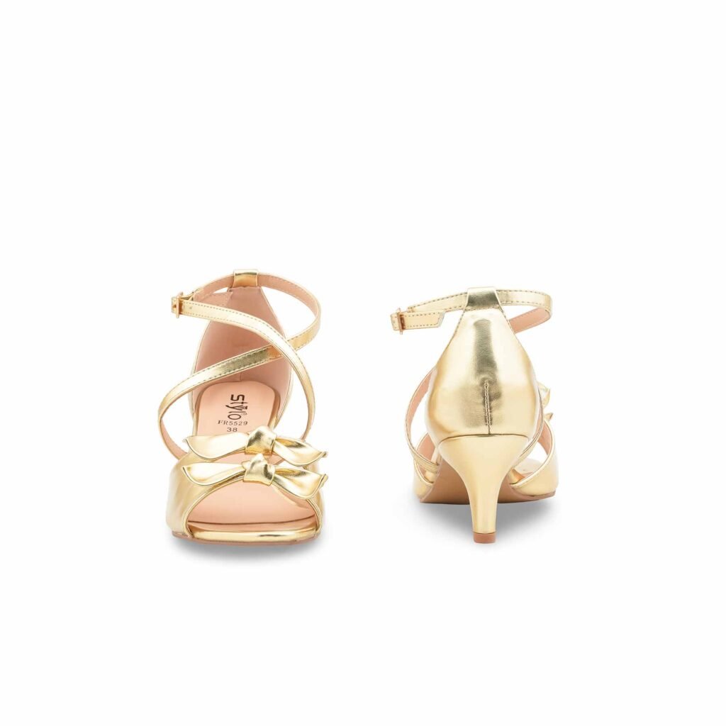 Golden Formal Sandal For Women FR5529 - view 3