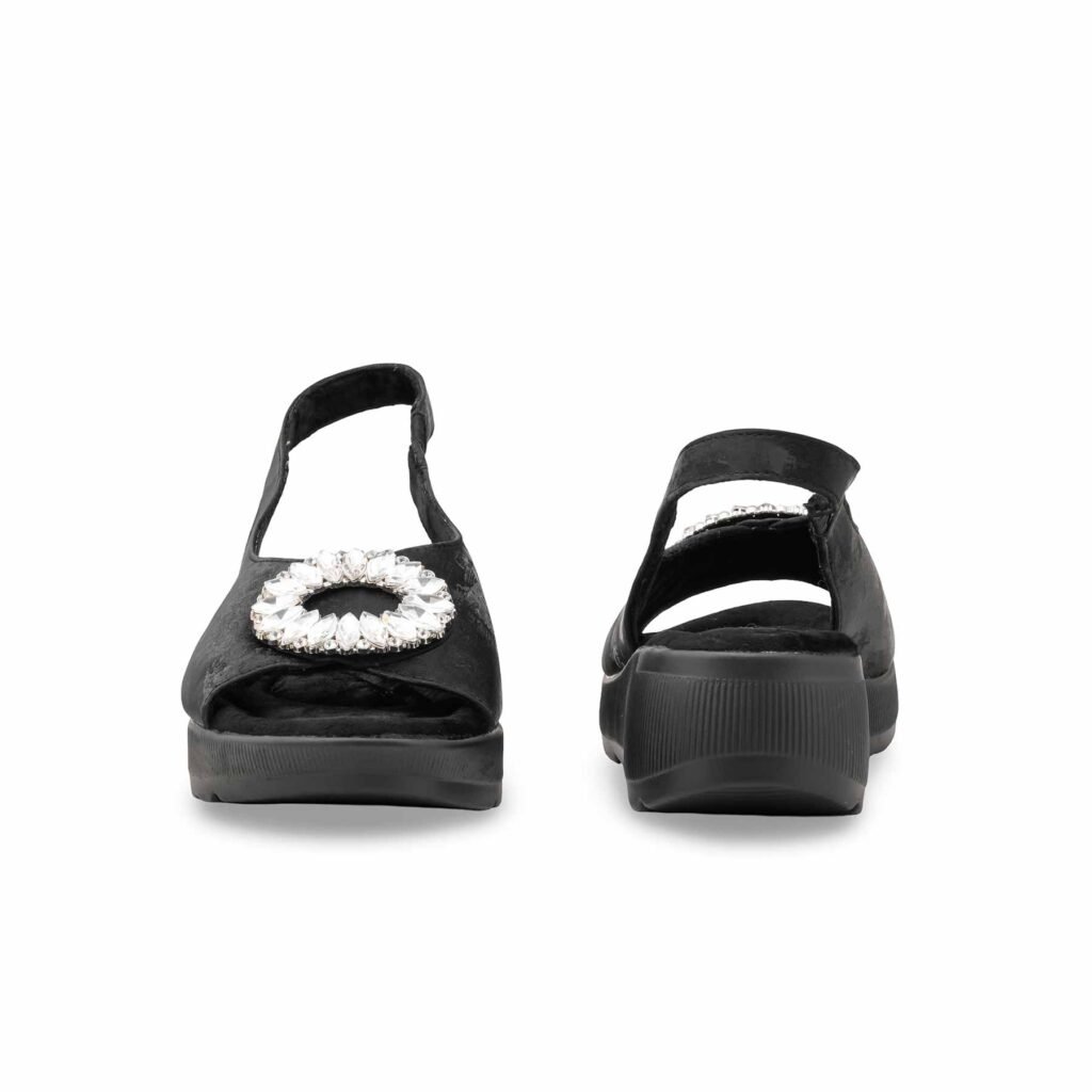 Black Formal Sandal For Ladies PU0600 - view 3
