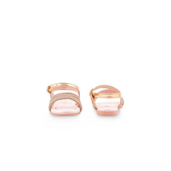 Girls Peach Fancy Sandal KD5847 - view 3