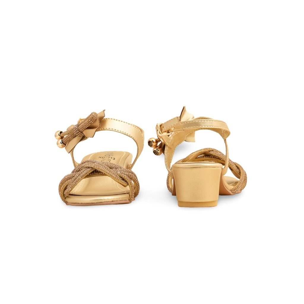 Girls Golden Fancy Sandal KD5713 - view 3