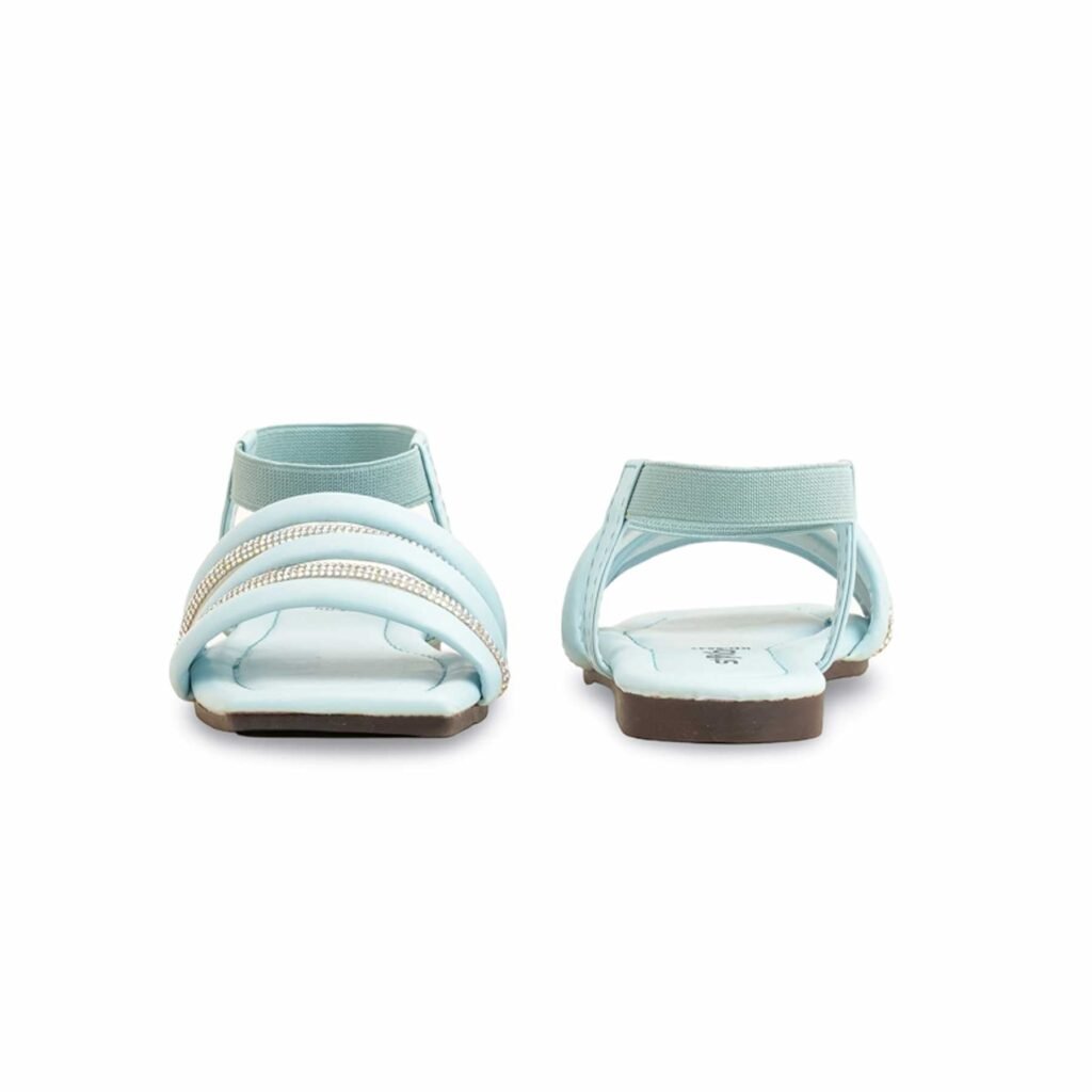 Girls Sky Blue Formal Sandal KD9847 - view 3