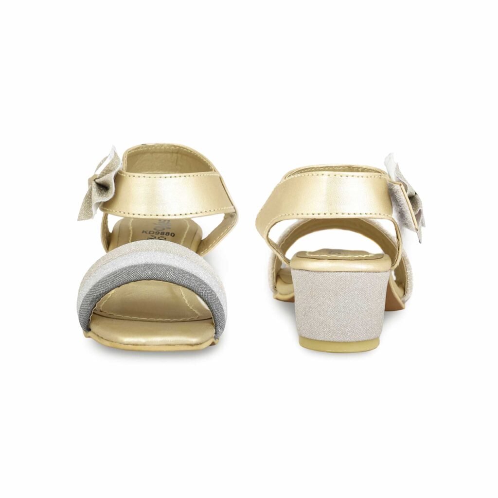 Girls Golden Formal Sandal KD9880 - view 3