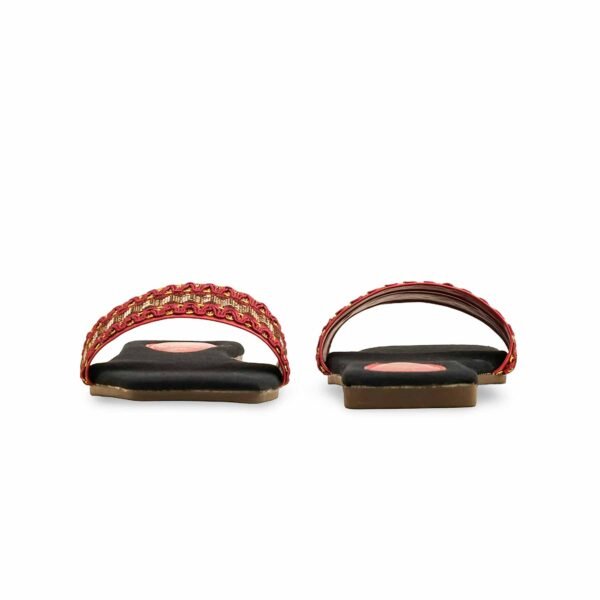 Maroon Casual Slipper CL2136 - view 3