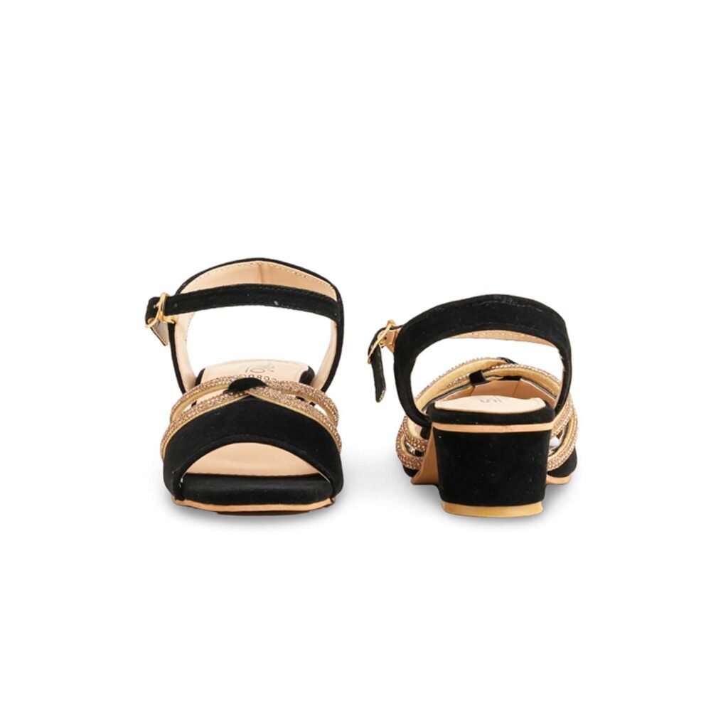 Girls Black Formal Sandal KD9892 - view 3