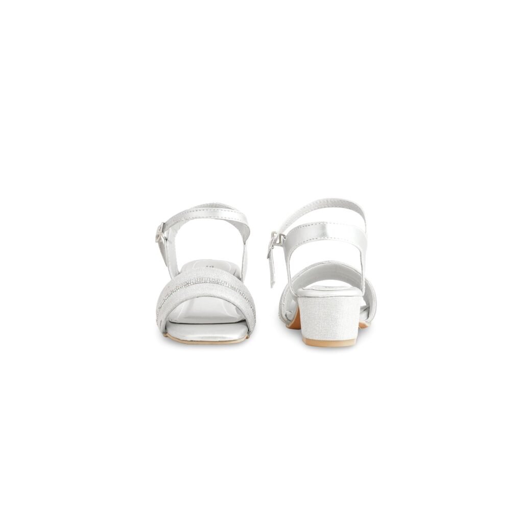 Girls Silver Fancy Sandal KD9881 - view 3
