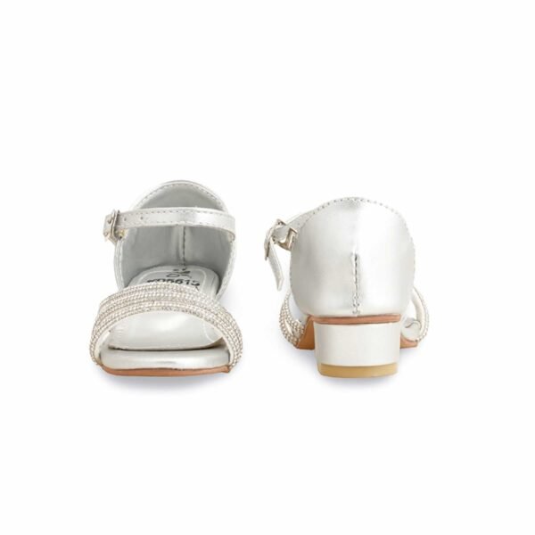 Girls Silver Fancy Sandal KD5615 - view 3