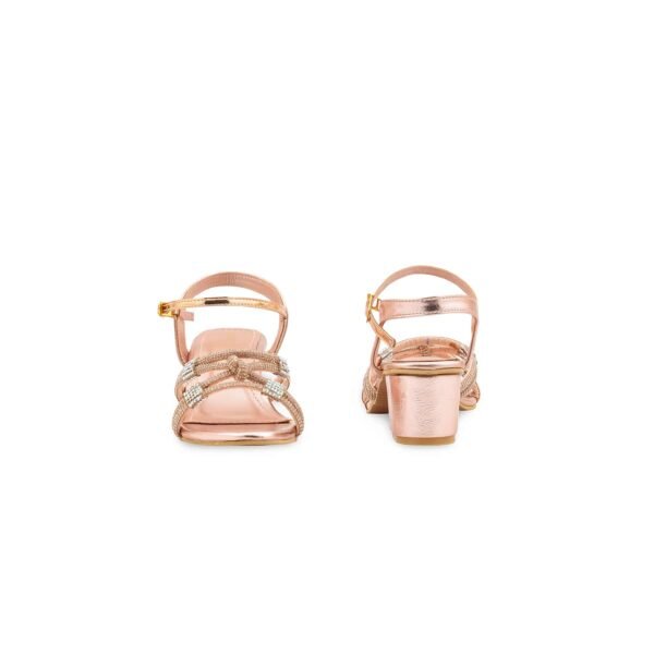 Girls Peach Fancy Sandal KD5901 - view 3
