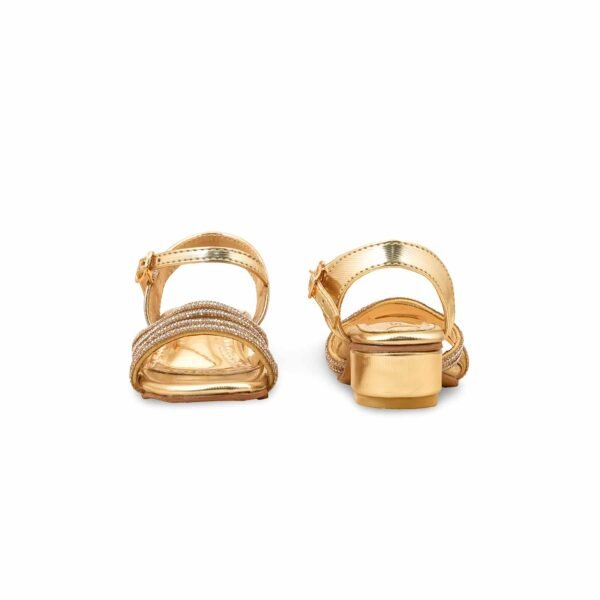 Girls Golden Fancy Sandal KD5707 - view 3