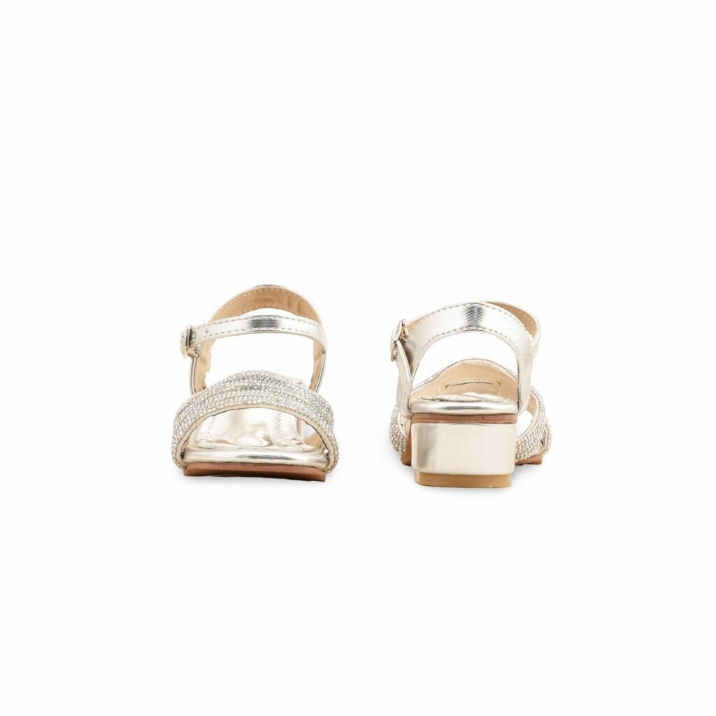 Girls Silver Fancy Sandal KD5707 - view 3