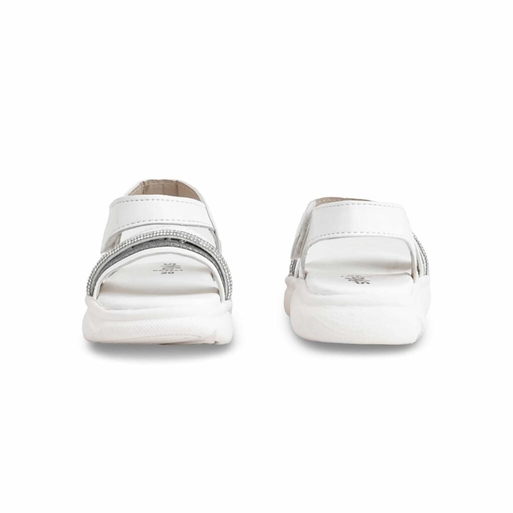Girls White Casual Sandal KD9903 - view 3