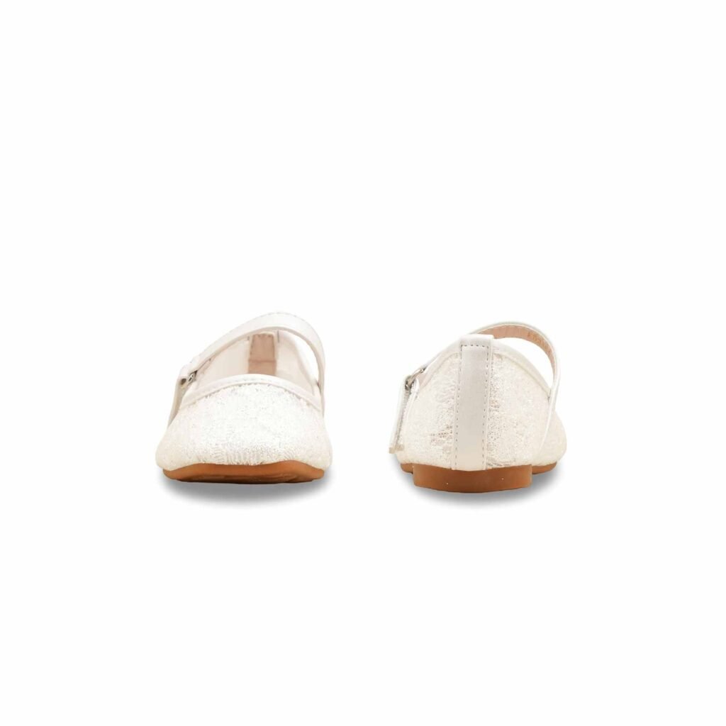 Girls White Casual Pumps KD2464 - view 3
