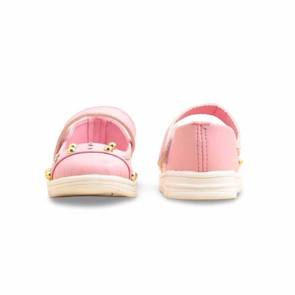 Girls Pink Formal Pumps KD2585 - view 3