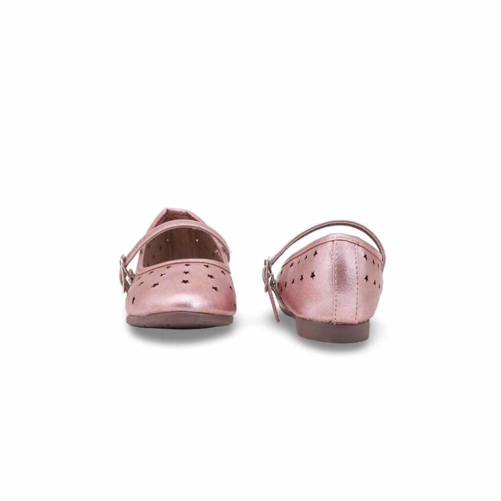 Girls Pink Casual Pumps KD2640 - view 3