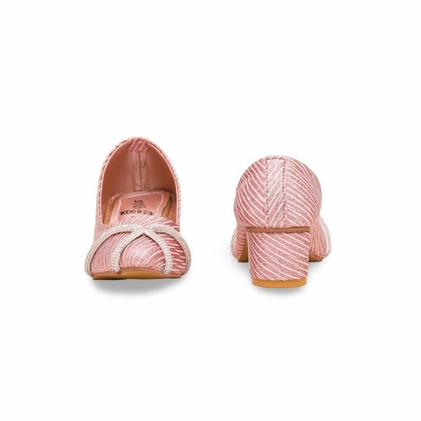 Girls Champagne Fancy Pumps KD0923 - view 3