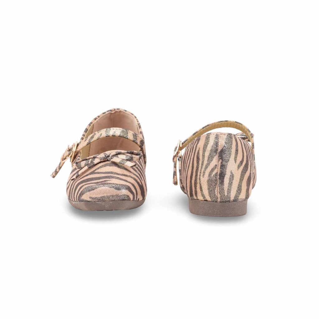 Girls Golden Formal Pumps KD2616 - view 3
