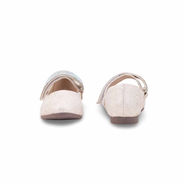 Girls Golden Fancy Pumps KD2621 - view 3