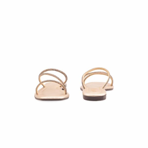 Golden Casual Slipper For Ladies CL2185 - view 3