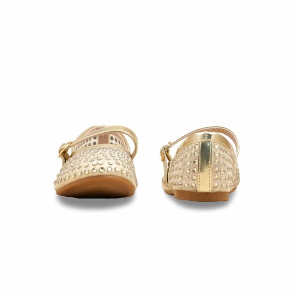 Girls Golden Casual Pumps KD2467 - view 3