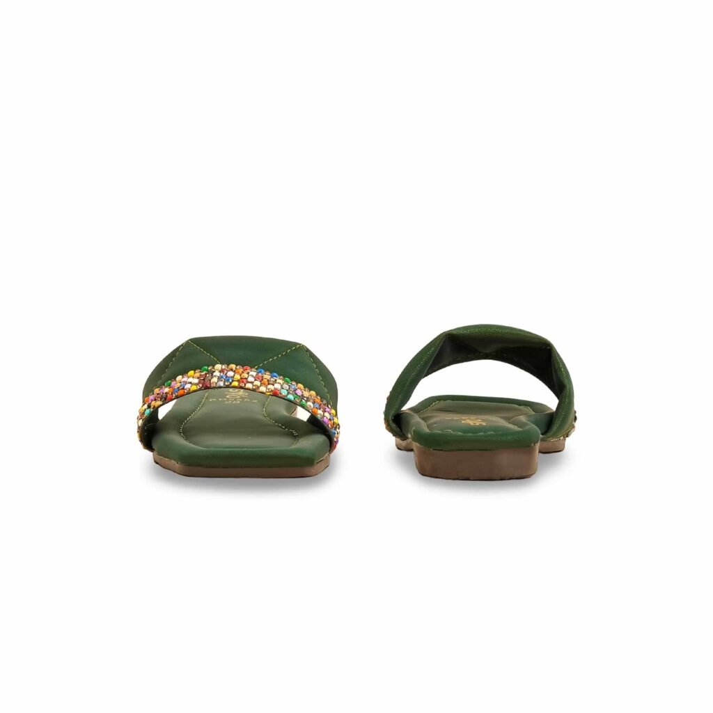 Girls Green Casual Slipper KD5552 - view 3