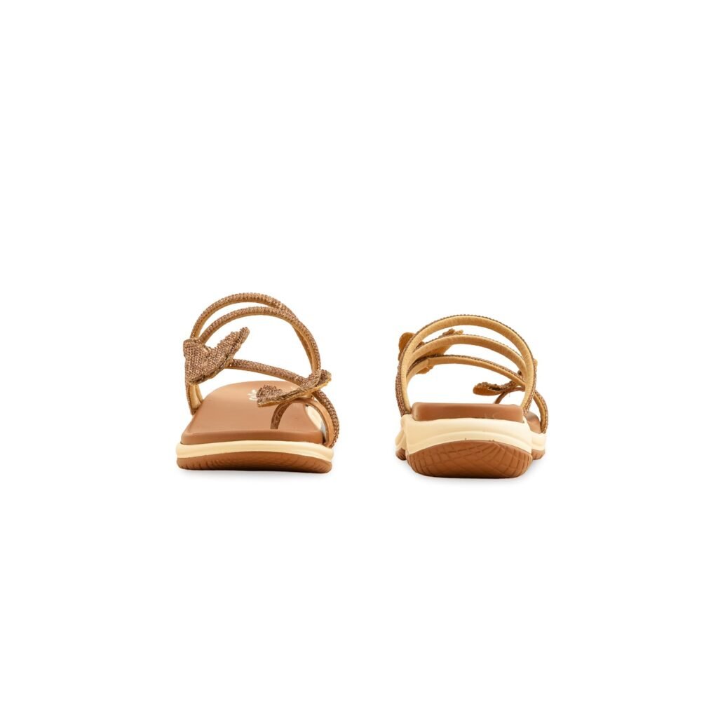 Girls Golden Fancy Slipper KD5717 - view 3