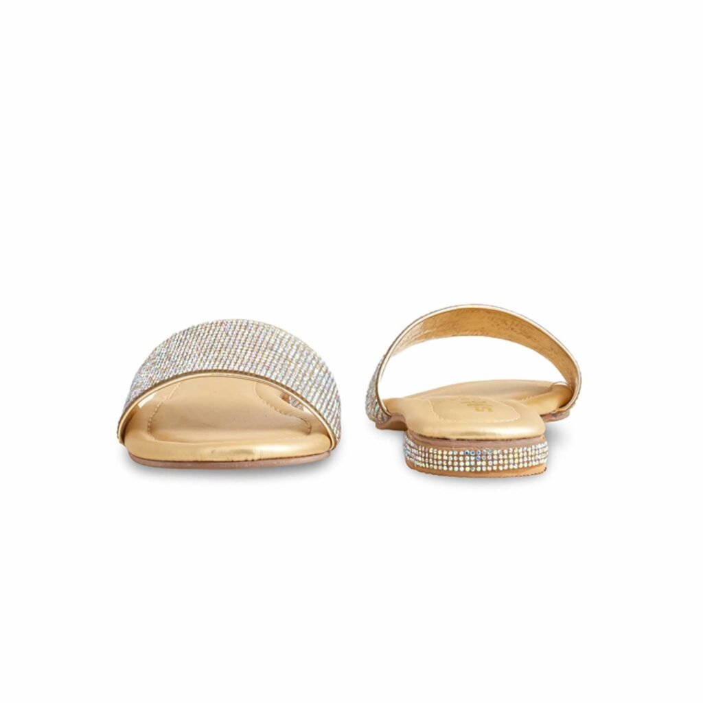 Girls Golden Fancy Slipper KD5543 - view 3