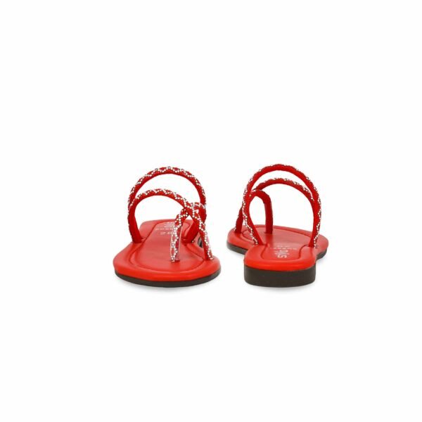 Girls Red Fancy Slipper KD5531 - view 3