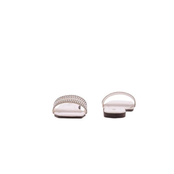 Girls White Fancy Slipper KD5909 - view 3