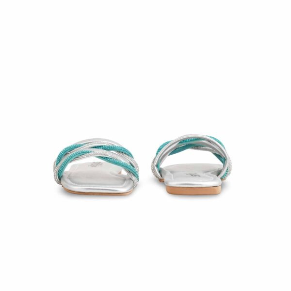 Girls Silver Fancy Slipper KD5539 - view 3