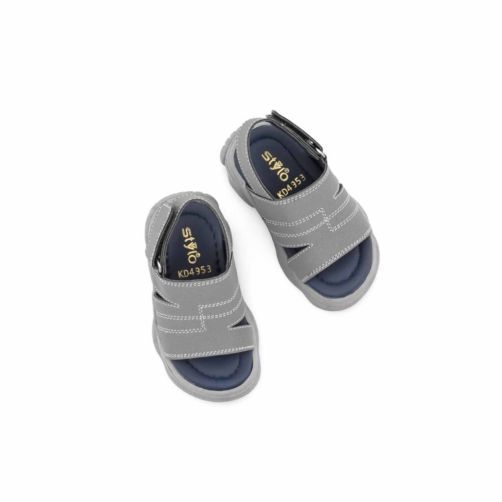 Boys Grey Casual Sandal KD4953 - view 3