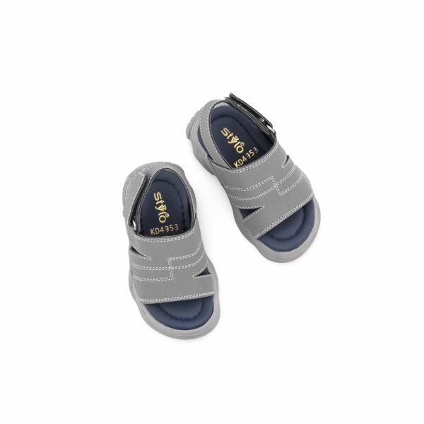 Boys Grey Casual Sandal KD4953 - view 3