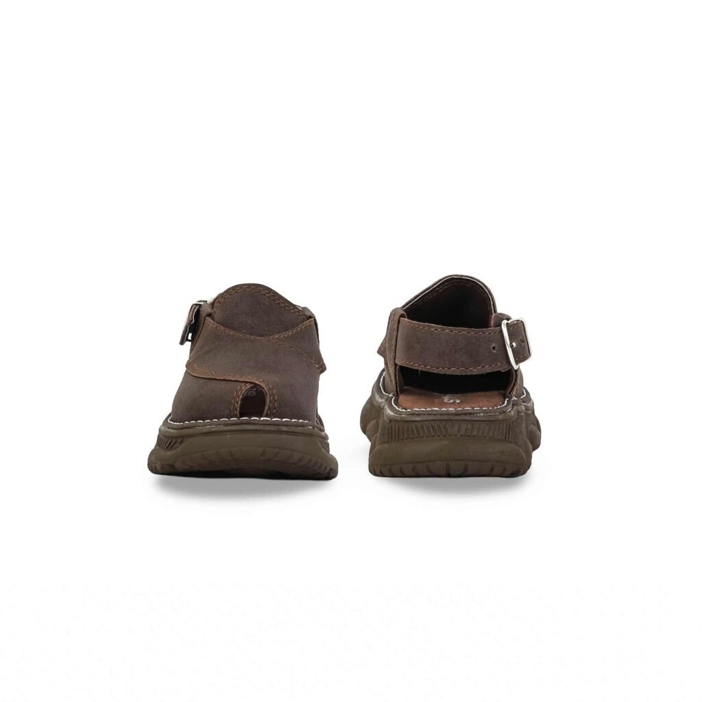 Boys Coffee Peshawari Chappal KD4876 - view 3