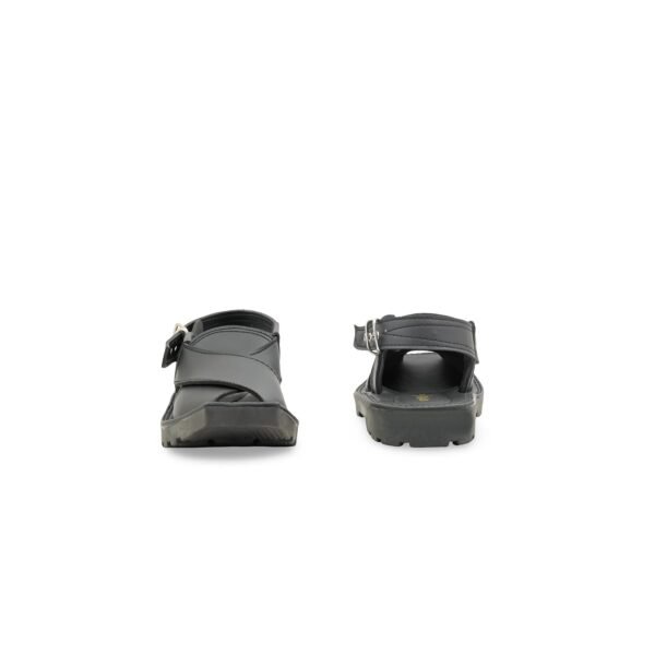 Boys Black Peshawari Chappal KD2656 - view 3