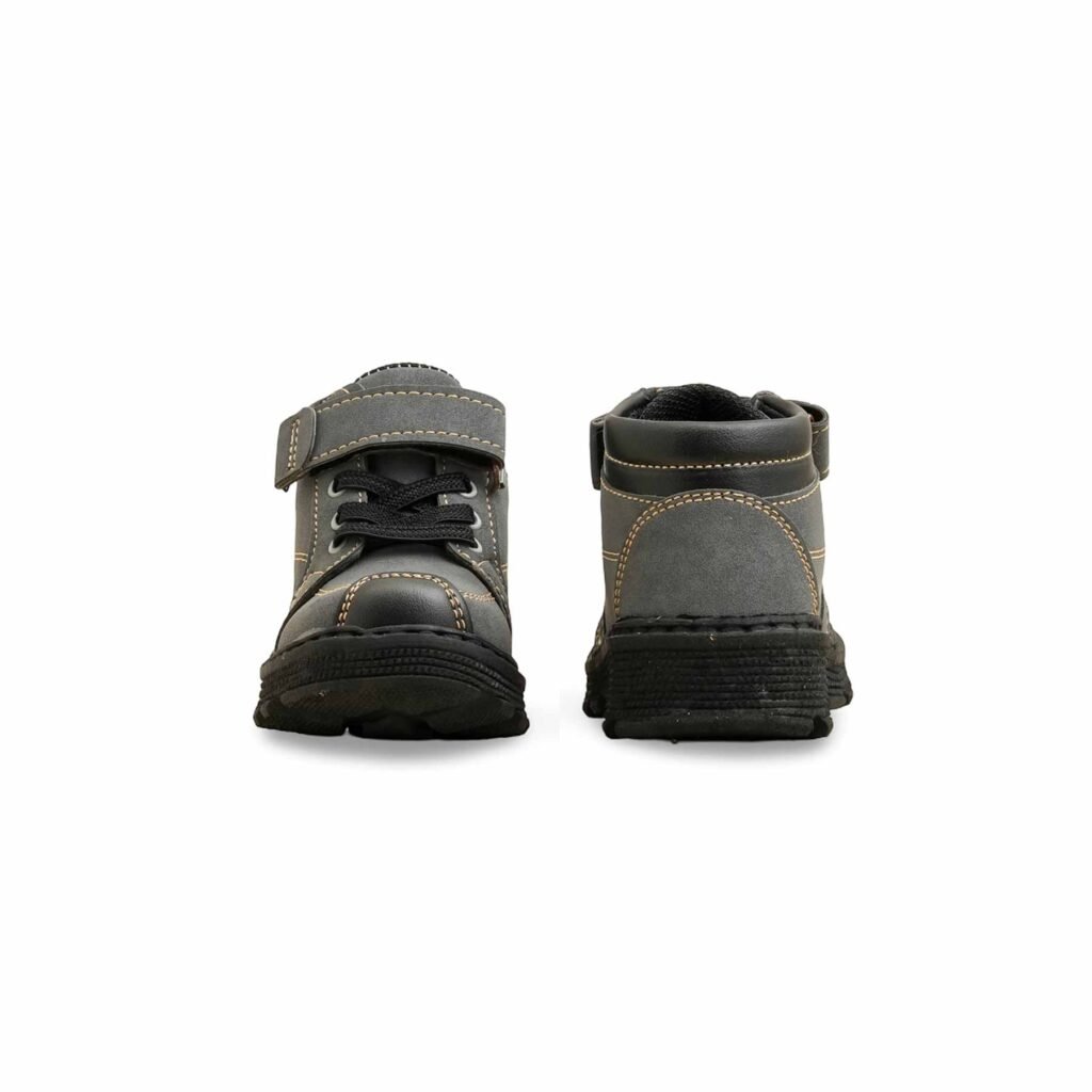 Boys Grey Formal Long Shoes KD8084 - view 3