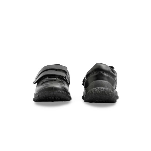 Boys Black Dual Strap Schools Shoes SK1107 - view 3
