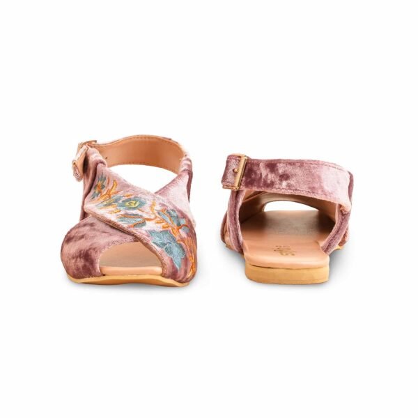 Pink Formal Peshawari Chappal For Ladies EC3184 - view 3