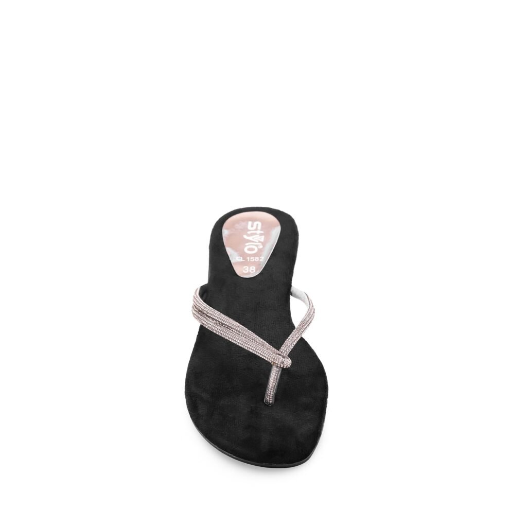 Black Casual Chappal CL1582 - view 3
