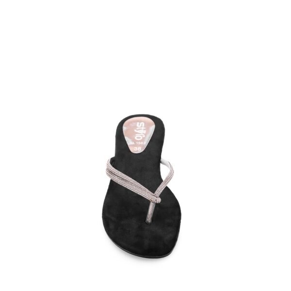 Black Casual Chappal CL1582 - view 3