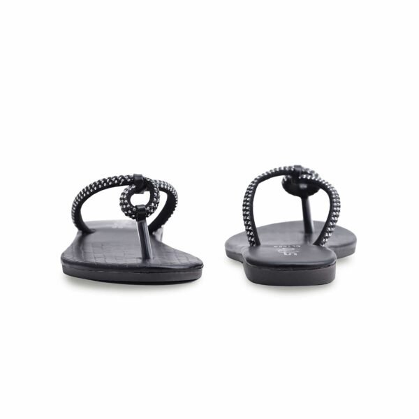 Black Casual Chappal CL1886 - view 3