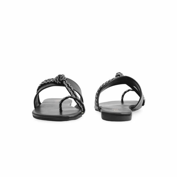 Black Casual Chappal CL1920 - view 3