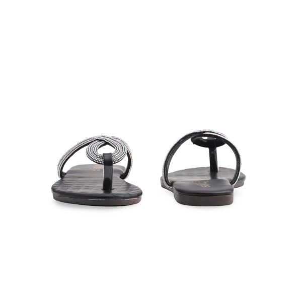 Black Casual Chappal CL1934 - view 3