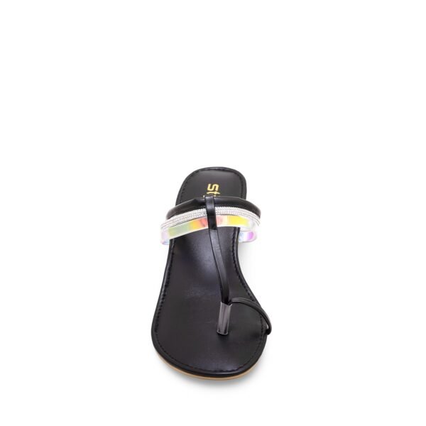 Black Fancy Chappal FN0717 - view 3