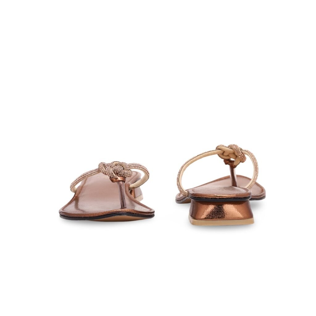 Copper Fancy Chappal FN0739 - view 3