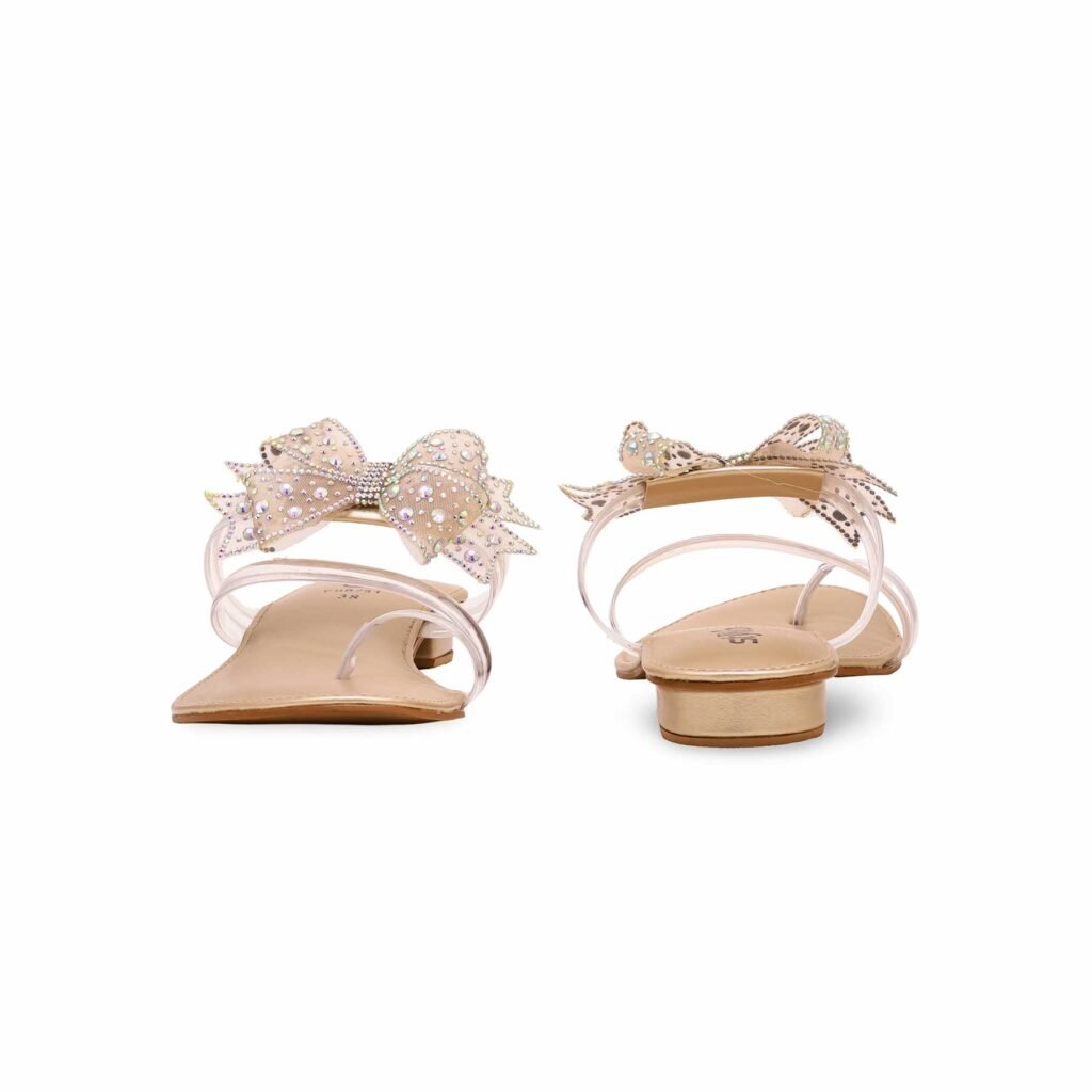 Golden Women Fancy Chappal FN0751 - view 3