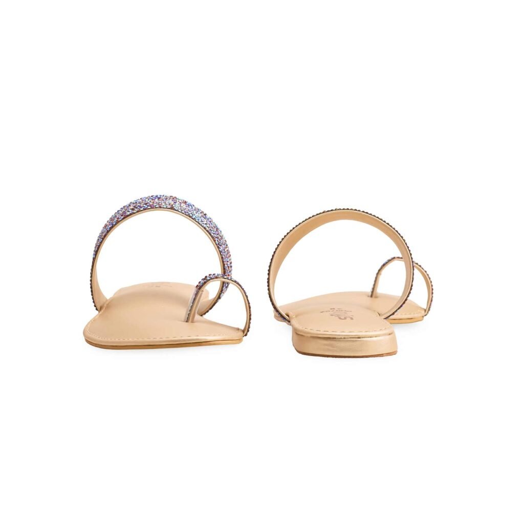 Golden Fancy Chappal FN0783 - view 3