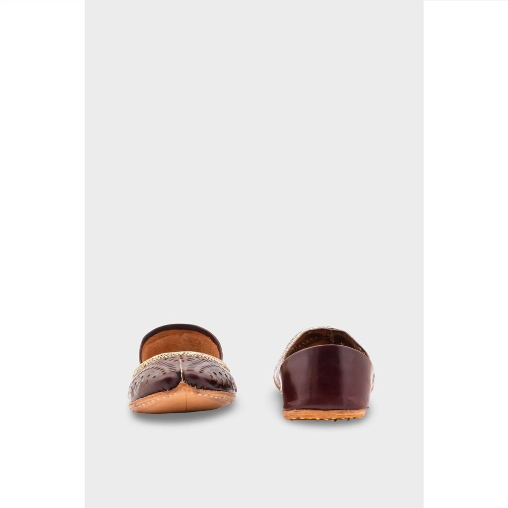 Coffee Leather Khussa EC8640 - view 3