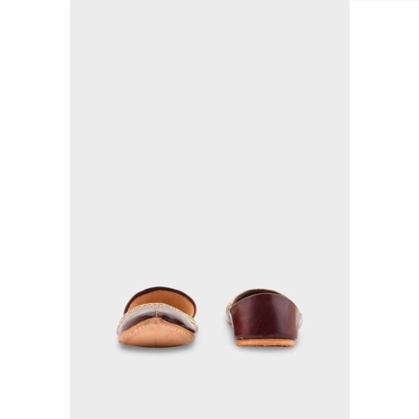 Brown Leather Khussa EC8660 - view 3